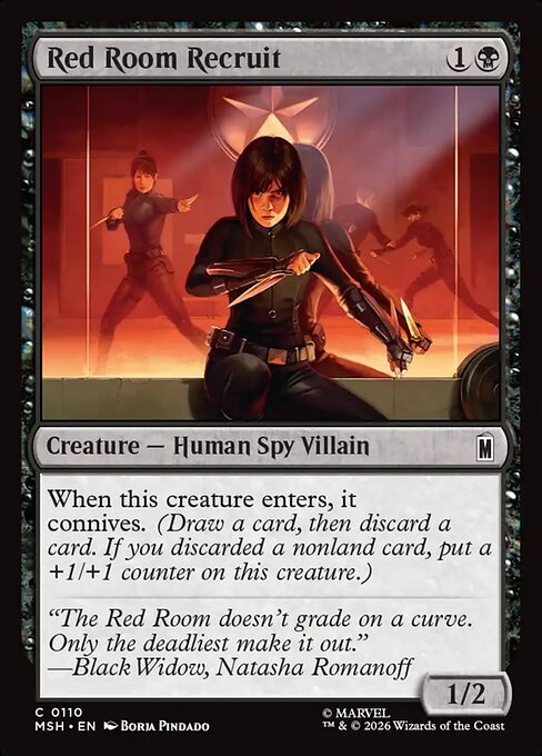 Red Room Recruit - 110 (Foil)
