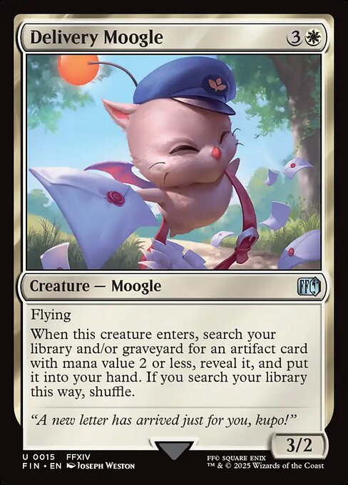 Delivery Moogle - 15 (Normal) Near Mint_Non-Foil