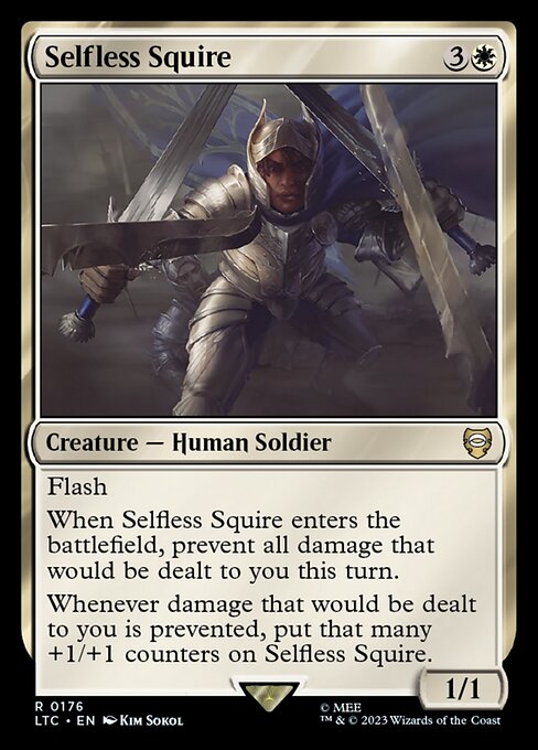 Selfless Squire LTC #176 Non-Foil
