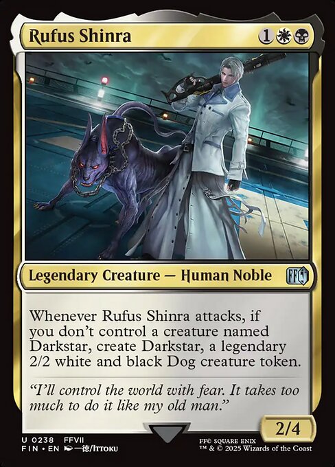 Rufus Shinra - 238 (Normal) Near Mint_Non-Foil