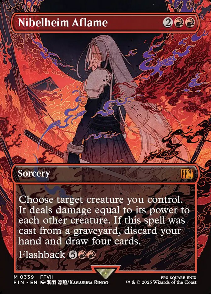Nibelheim Aflame - 339 (Foil) (JP)