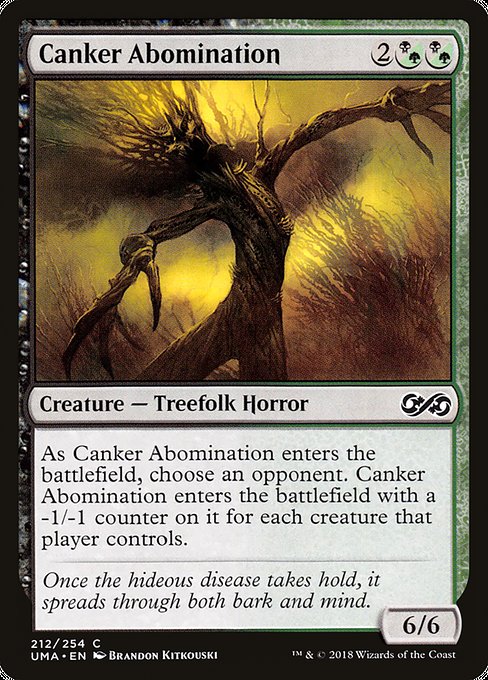 Canker Abomination - 212 (Normal) Near Mint_Non-Foil