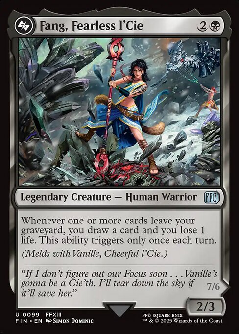 Fang, Fearless l'Cie - 99 (Normal) Near Mint_Non-Foil