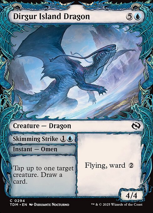 Dirgur Island Dragon // Skimming Strike - 294 (Foil) Near Mint_Foil