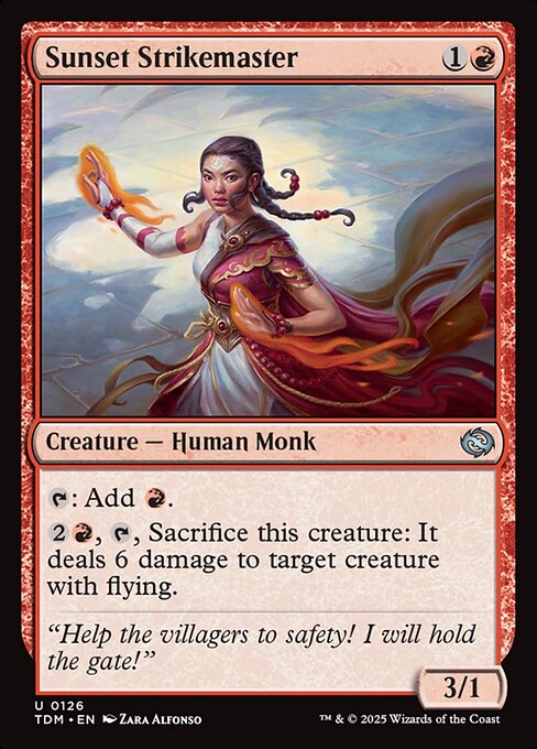 Sunset Strikemaster - 126 (Normal) Near Mint_Non-Foil