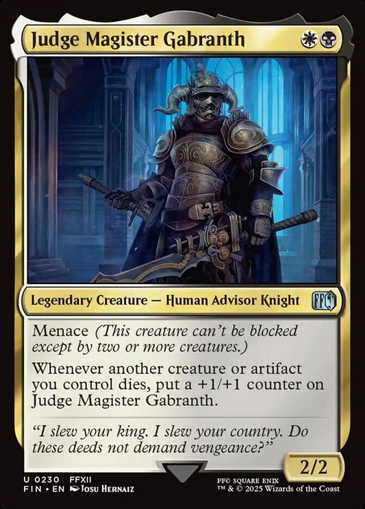 Judge Magister Gabranth - 230 (Foil) (JP)