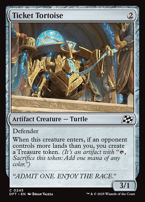 Ticket Tortoise - 245 (Normal) Near Mint_Non-Foil