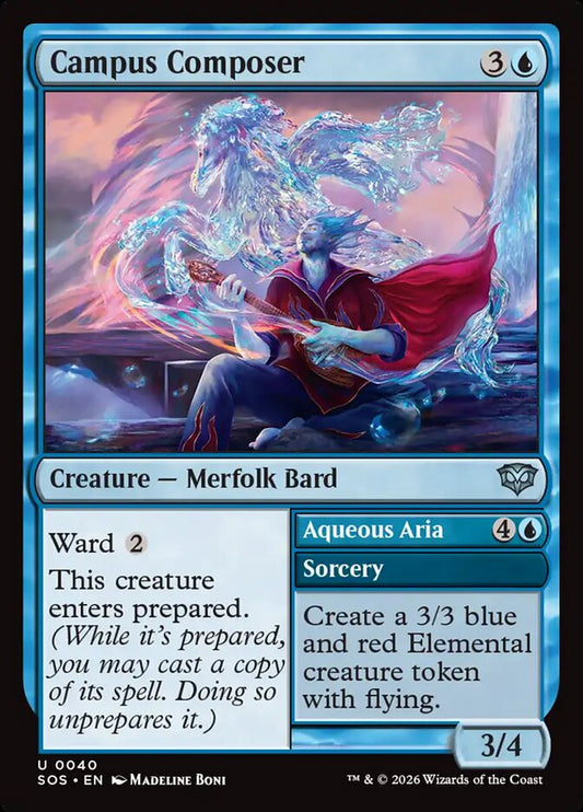 Campus Composer // Aqueous Aria - 40 (Foil)
