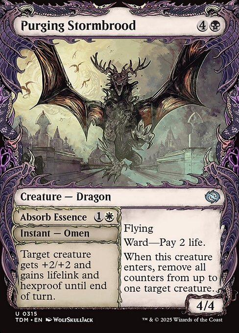Purging Stormbrood // Absorb Essence - 315 (Foil) Near Mint_Foil
