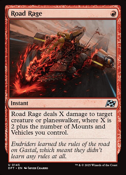 Road Rage - 145 (Normal) Near Mint_Non-Foil