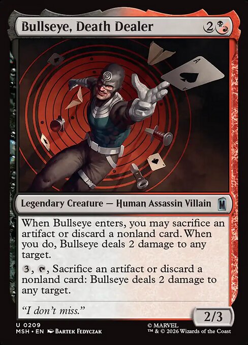 Bullseye, Death Dealer - 209 (Foil)