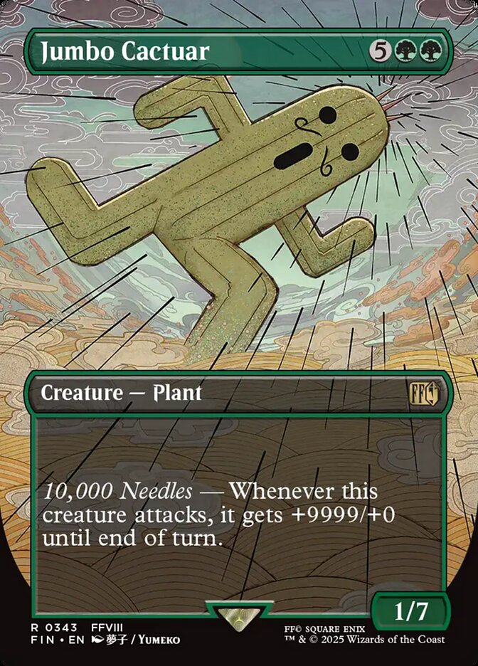 Jumbo Cactuar - 343 (Foil) (JP)