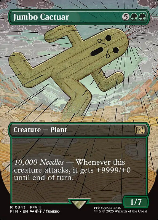 Jumbo Cactuar - 343 (Foil) (JP)