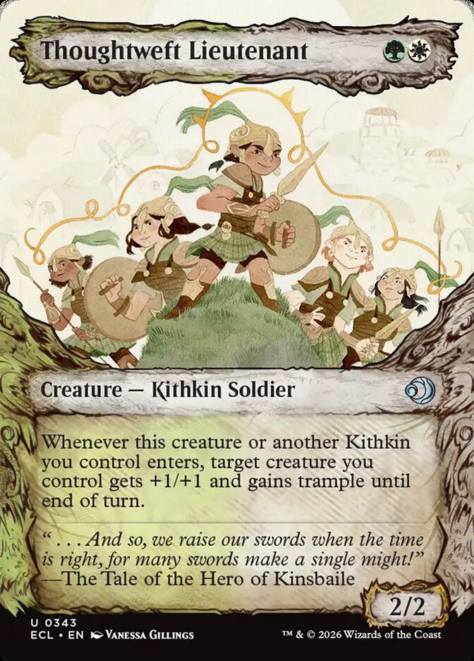 Thoughtweft Lieutenant - 343 (Foil)