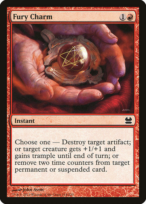 Fury Charm - 114 (Normal) Near Mint_Non-Foil