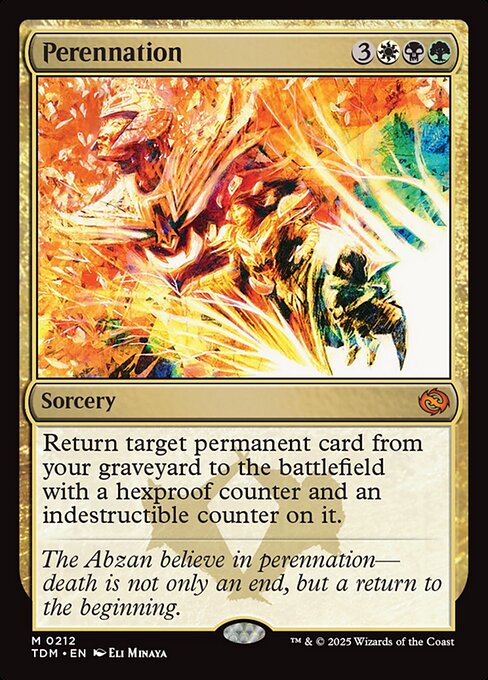Perennation - 212 (Normal) Near Mint_Non-Foil