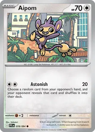 Aipom - 078/094 (Reverse Holo)