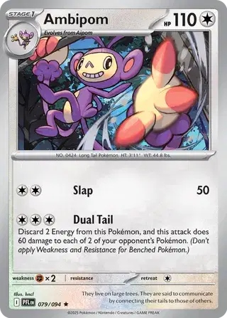 Ambipom - 079/094 (Reverse Holo)