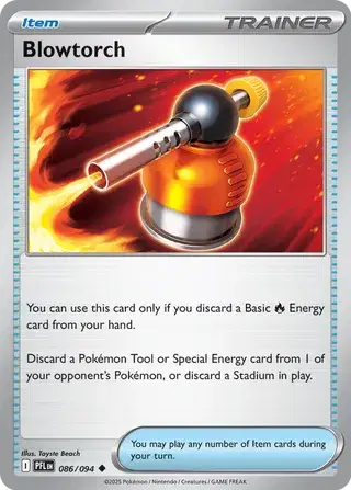 Blowtorch - 086/094 (Reverse Holo)