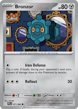Bronzor - 071/094 (Reverse Holo)