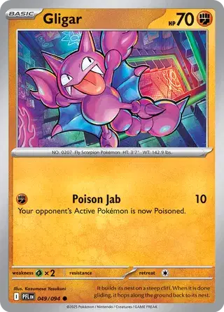 Gligar - 049/094 (Reverse Holo)