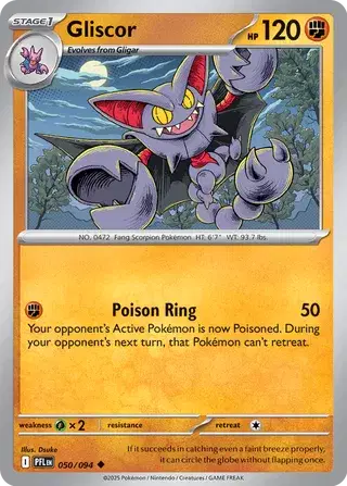 Gliscor - 050/094 (Reverse Holo)