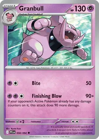 Granbull - 038/094 (Reverse Holo)