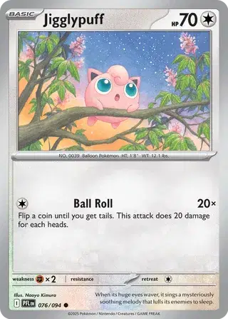 Jigglypuff - 076/094 (Reverse Holo)