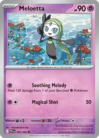 Meloetta - 040/094 (Reverse Holo)