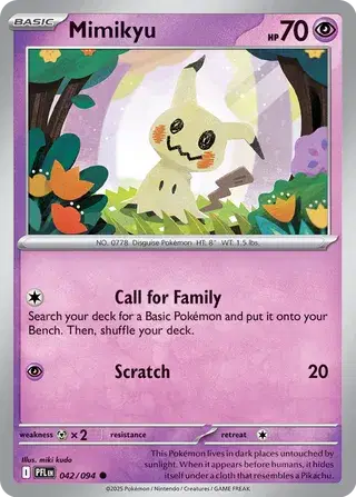 Mimikyu - 042/094 (Reverse Holo)