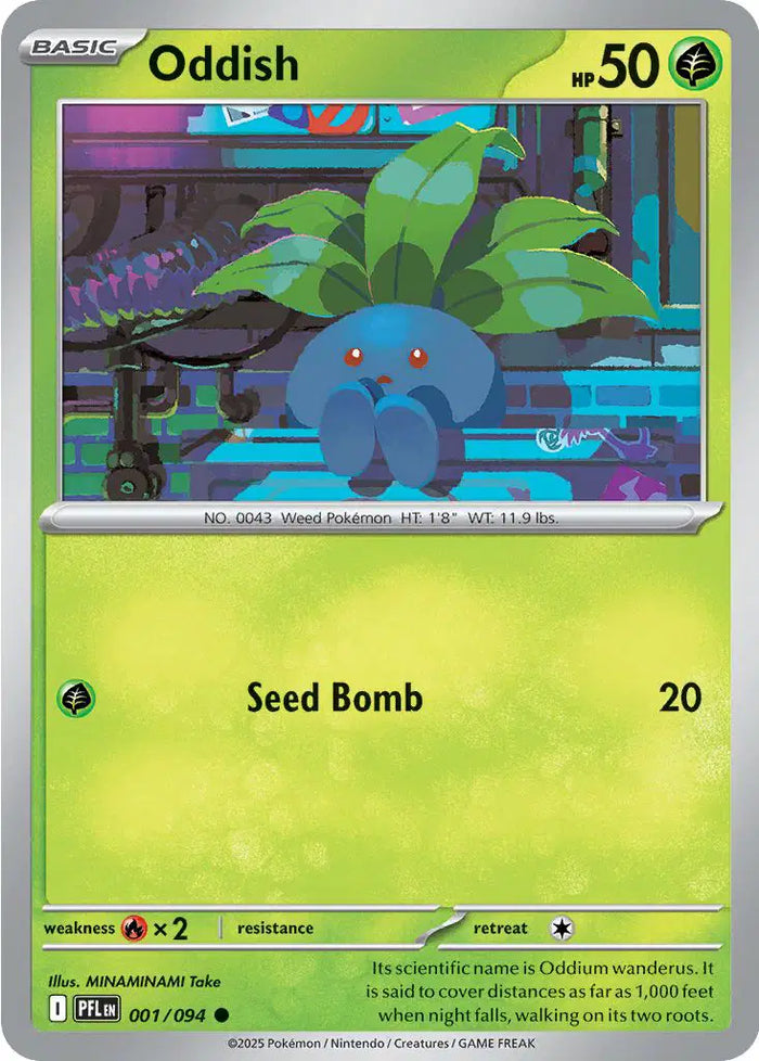 Oddish - 001/094 (Reverse Holo)