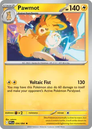 Pawmot - 034/094 (Reverse Holo)