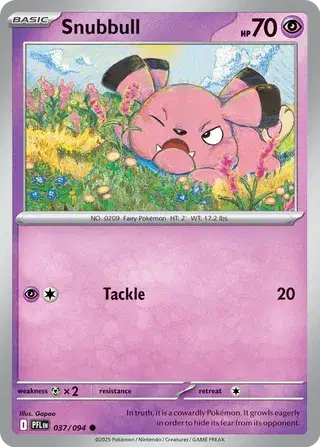 Snubbull - 037/094 (Reverse Holo)