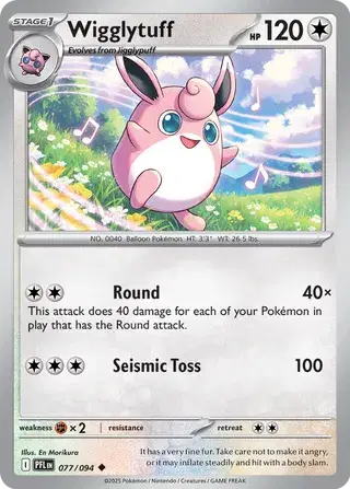 Wigglytuff - 077/094 (Reverse Holo)