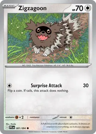 Zigzagoon - 081/094 (Reverse Holo)