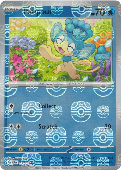 Panpour (Poke Ball Pattern) - 017/086 (Holo)